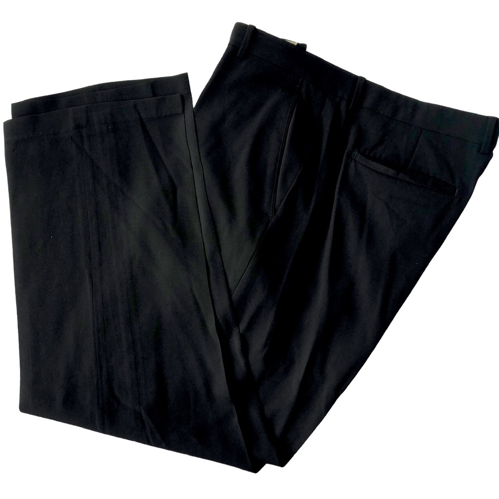 Banana Republic Men’s Black Wool Dress Slacks size 40W 32 inseam 100% Wool